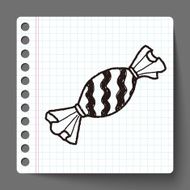 candy doodle drawing N16