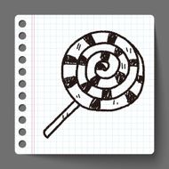 candy doodle drawing N17