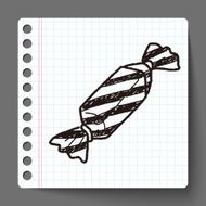 candy doodle drawing N19