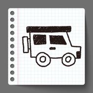 car doodle drawing N3
