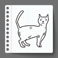 cat doodle N7