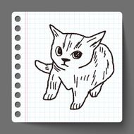 cat doodle drawing N29