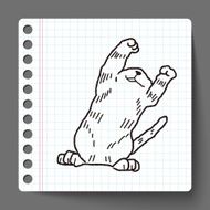 cat doodle drawing N30