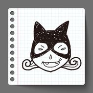 cat woman doodle N2