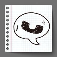 cell phone message doodle drawing N6