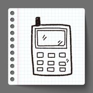 cell phone message doodle drawing N7