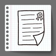 certificate doodle N10