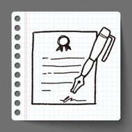 certificate doodle N11