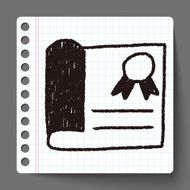 Certificate doodle drawing N3