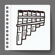 chinese musical Instruments doodle N2