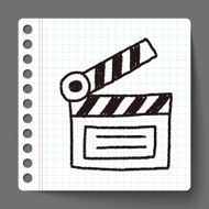 clapboard doodle drawing N2