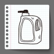cleaner bottle doodle N14