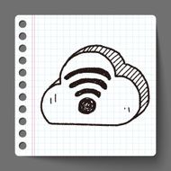 cloud wifi doodle N2
