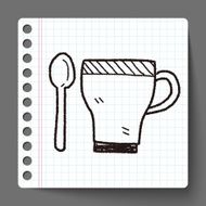 Coffee Cup Doodle N10