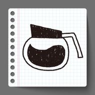 coffee doodle drawing N11