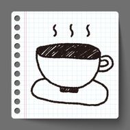 coffee doodle drawing N13