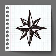 compass star doodle N4