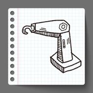 Crane doodle N8