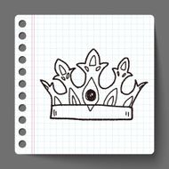 crown doodle N12