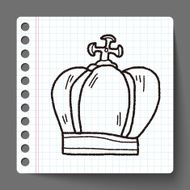 crown doodle N13