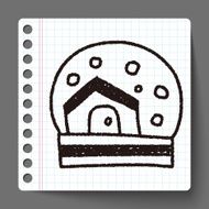 Crystal Ball doodle drawing N3