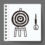 dart and target doodle N2