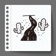 desert road doodle N2