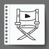 Director&#039;s chair doodle N5