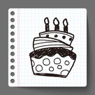 doodle cake N69