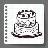 doodle cake N76