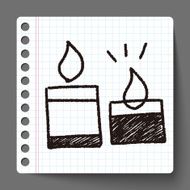 doodle candle N7