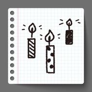 doodle candle N9