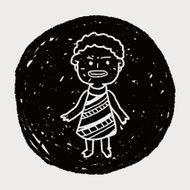 African people doodle N6