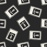 anchor doodle seamless pattern background N2