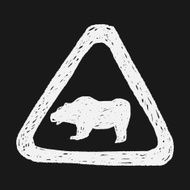 bear sign doodle N4