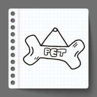 doodle dog bone banner N3