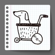 doodle dog stroller N3