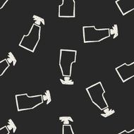bottle doodle seamless pattern background N5