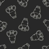 bottle doodle seamless pattern background N8