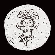 brazil dancer doodle N4