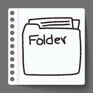 doodle folder N6