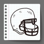 Doodle Football Helmet N2