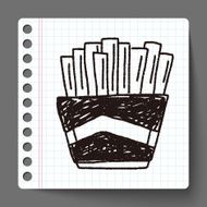 Doodle French fries N4