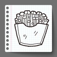 Doodle French fries N5