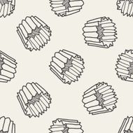 cake mold doodle seamless pattern background