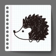 Doodle Hedgehog N3