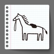 doodle horse N4