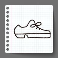 doodle leather shoe N4