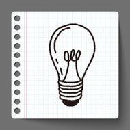 Doodle Light bulb N8