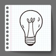 Doodle Light bulb N11